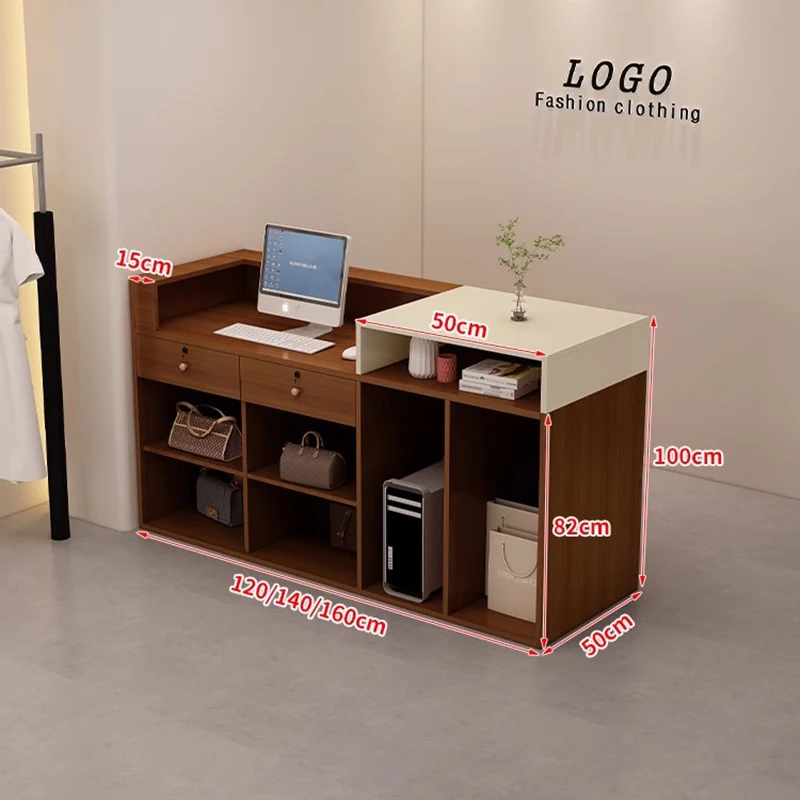 Customized Reception Desks Exquisite Glamour Trendy Luxury Reception Desks Nordic Classic Theke Empfang Commercial Furniture