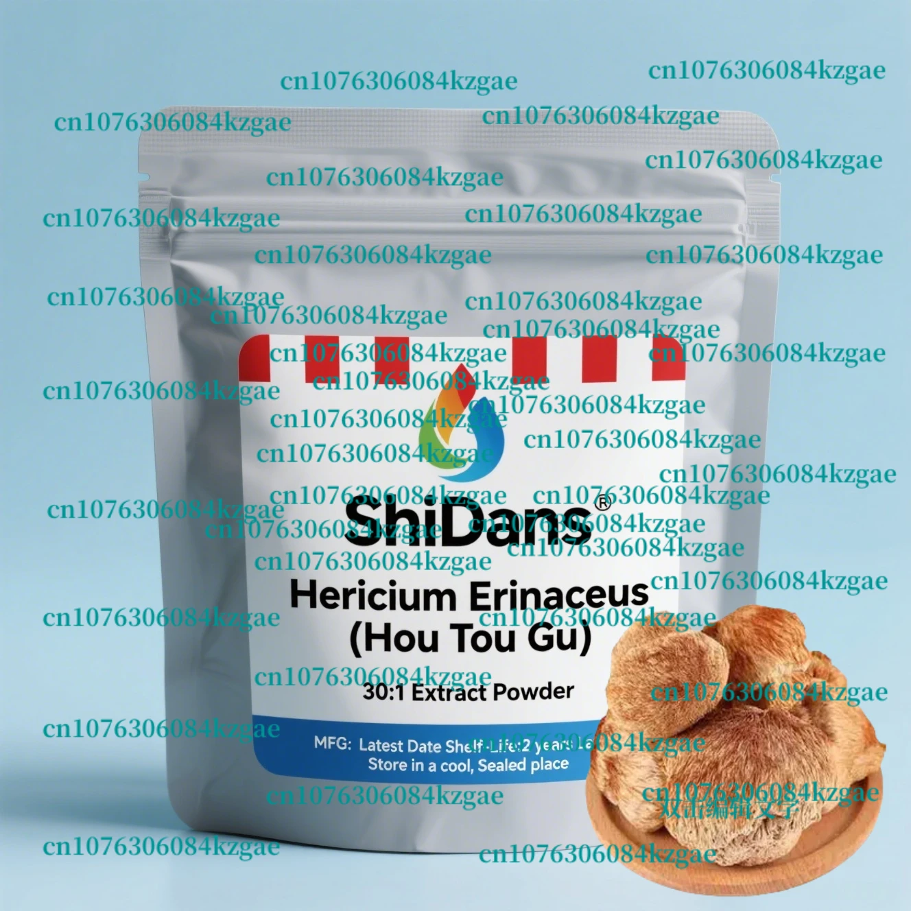 

Global Customized Proportion Packaging Lions Mane Mushroom Extract Powder Bulk Hericium Erinaceus Out Packing Aluminum Foil Bag