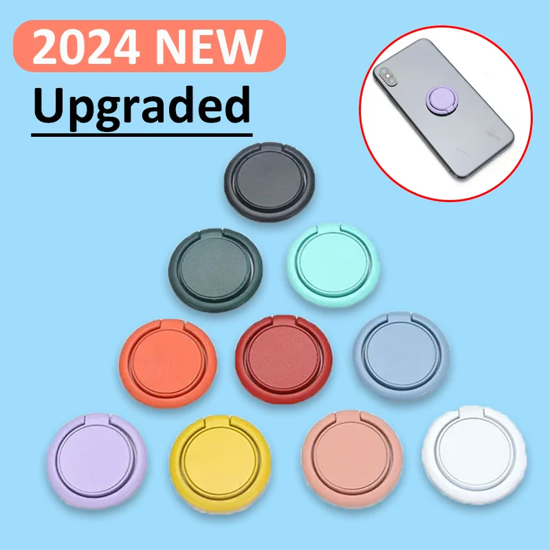 

Новинка 2024, магнитный держатель для телефона с кольцом на палец для IPhone 15, 14, 13, 12, 11 Pro Max, мини-стенд, портативный держатель с кольцом-пряжкой