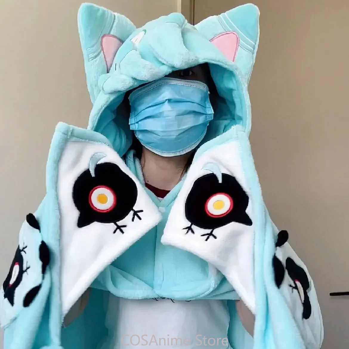 Genshin Impact Il Dottore Klimaanlagen-Decke, Spiel-Cosplay-Überwurfdecke, Mittagspausendecke, Anime-Plüschumhang