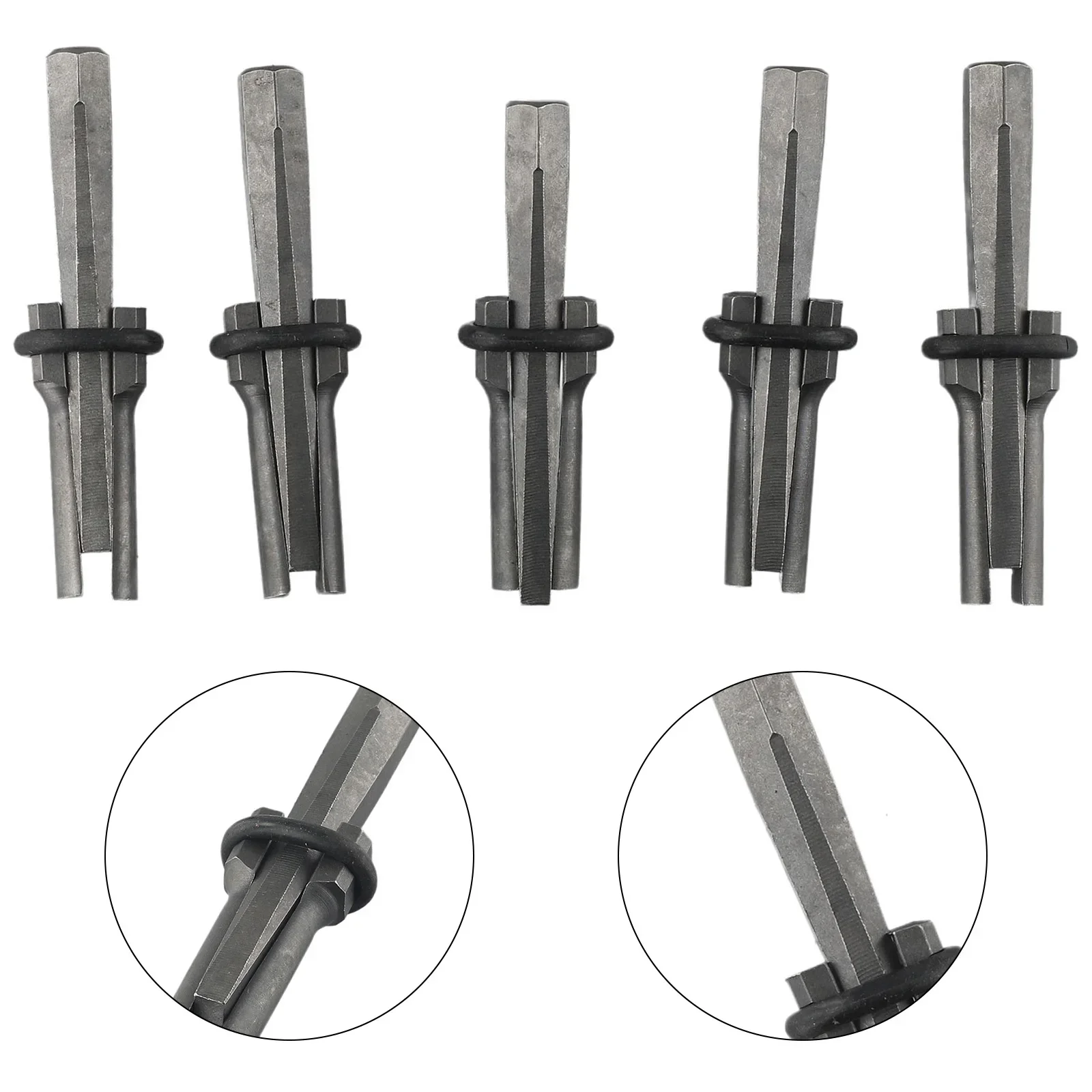 

5 Set 18mm Plug Wedges Feather Shims Rock Stone Splitter Hand Tools Concrete Splitting Tools Cutting Expansion Tool