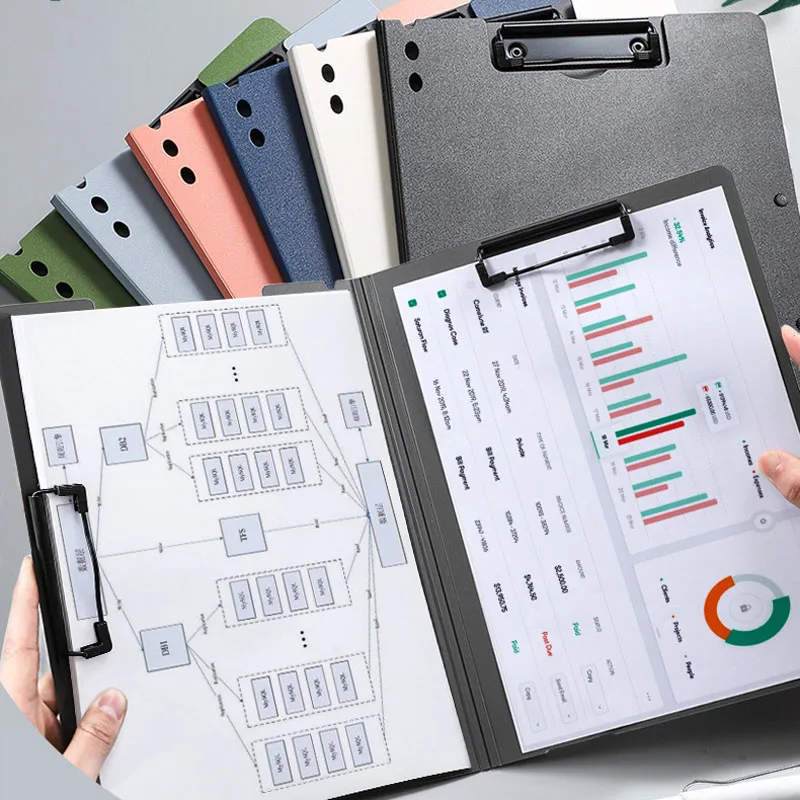 A4 Document File Envelopes Folder Lock Button Design Larger Capacity A4 File Organizer Bag Document Holder Waterproof