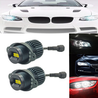 16 LED Chips Daytime Light 6000K White Color DRL LED Marker Light Angel Eyes Bulbs for BMW 3 series E90 E91 LCI Halogen 09-11