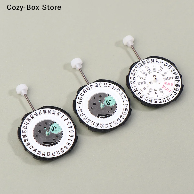 [ZY]China Sunon Sl28 Sl28-6 Quartz Movement Replacement Three Hands Calendar Date A Cheap Alternative To 2115-20z Movement[ZY]