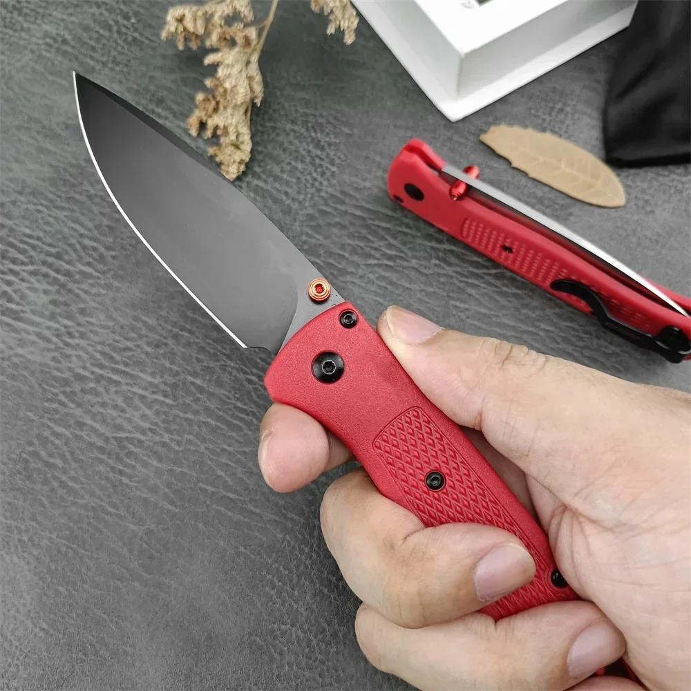 BM 535 Bugout High Quality Folding Pocket Knife 440C Steel Blade Nylon Fiber Handle Outdoor Knife Camping Portable Tool