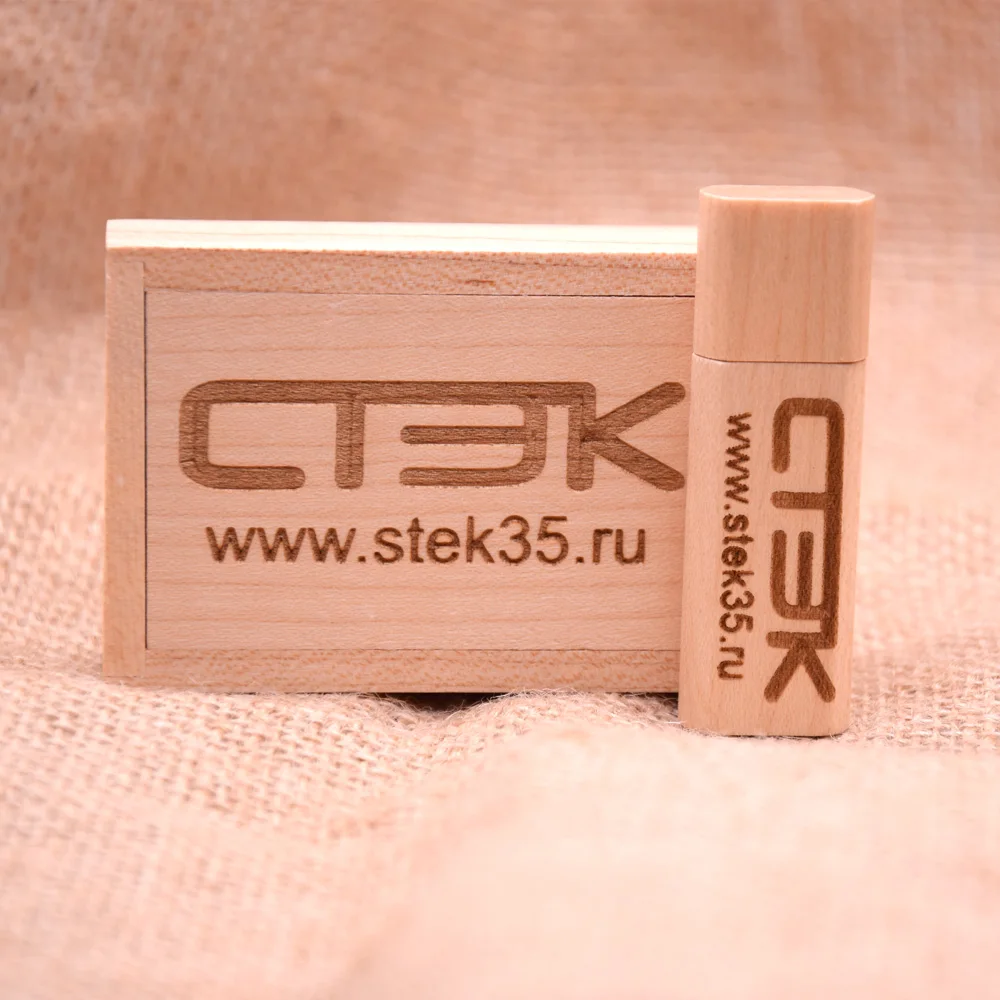 30pcs/lot usb 2.0 High speed LOGO wooden+Box Personal LOGO customer pendrive 8GB 16GB 32GB 64GB usb Flash Drive pen drive U disk