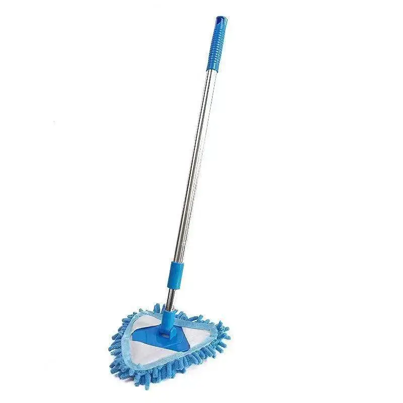 Multi Functional and Extendable Chenille Mop, Triangle Rotatable, Mini Dust Removal, Household, Car Washing