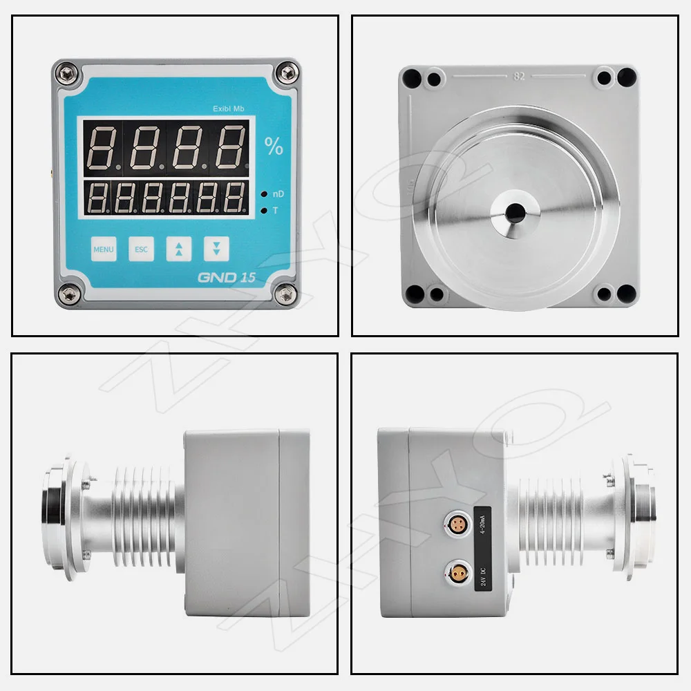 local display with remote 4-20ma output digital industrial inline process antifreeze refractometer