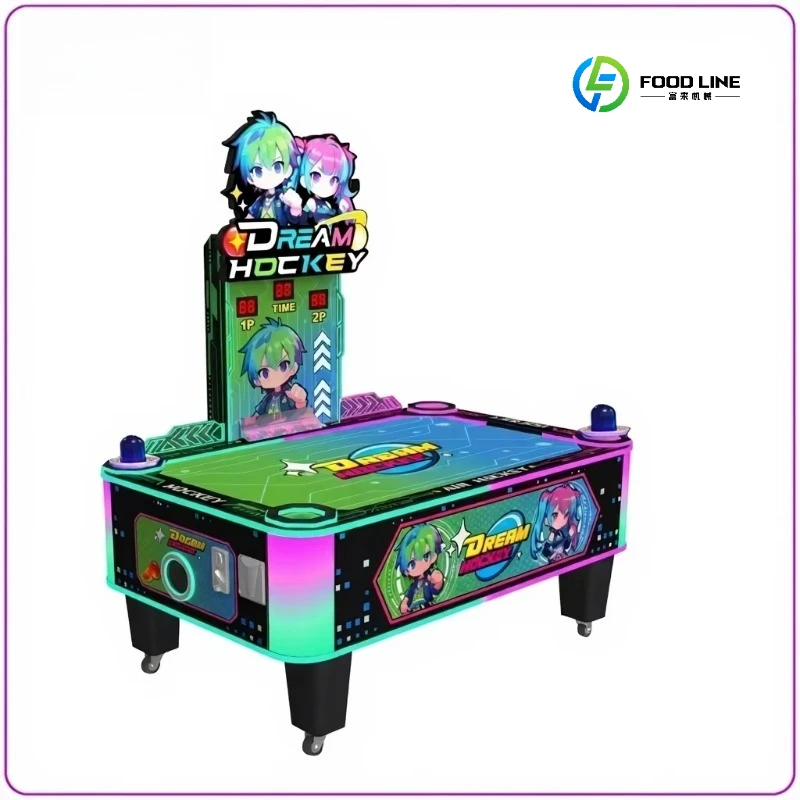 Wholesale Commercial Children Super Hockey Table Arcade Game Machine Coin Operated for 2 Players Game Centers Customized