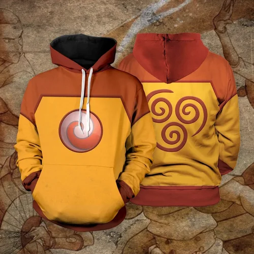 Sudaderas con capucha de Anime Avatar The Last Airbender para hombre y mujer, sudadera con estampado 3D, chándal de manga larga, jersey, abrigo Harajuku Y2k