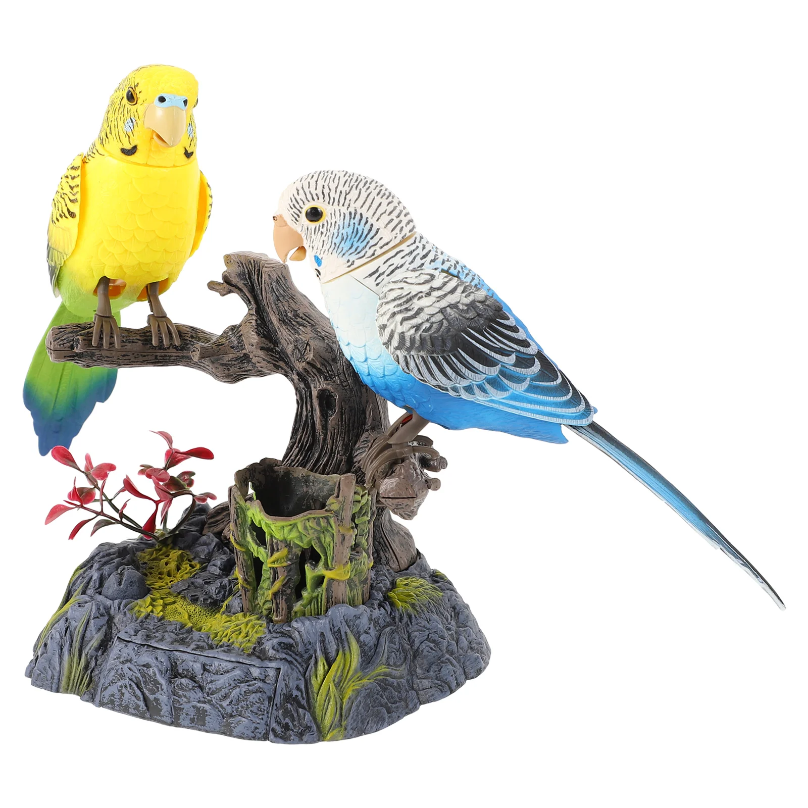 Toys Parrot Voice Control Talking Desktop Decoration Early Learning Red Recording Kids Child