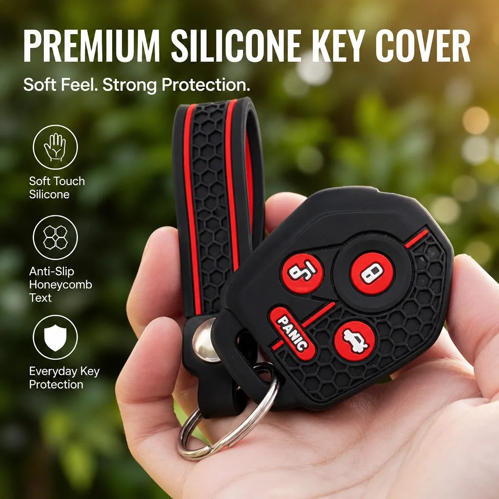 Key Shell Cover for Subaru Crosstrek Forester Impreza Legacy Outback Tribeca WRX STI with Keychain Anti-Scratch Shockproof
