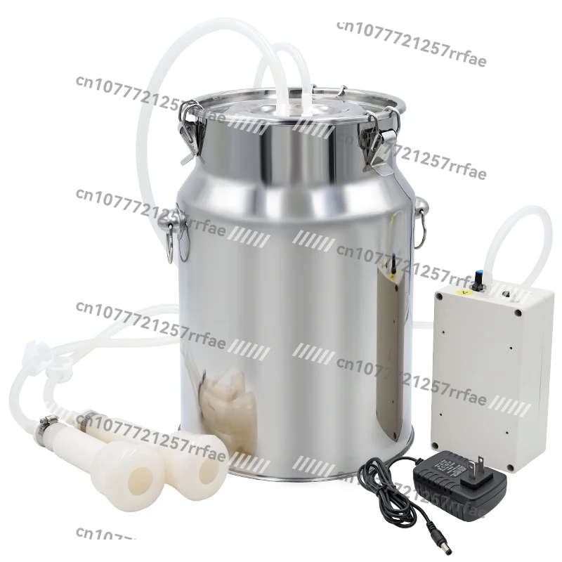 Portable 10l Electric Cow Milking Machine with Adjustable Speed and Automatic Stop Dairy Farm Cow Machine