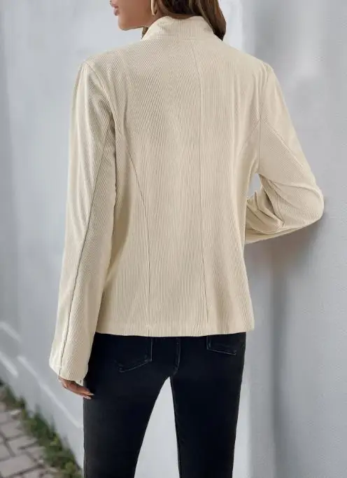 Female Clothing 2025 Autumn/winter New Fashion Women's Cardigan Jacket Corduroy Short Jacket for Women