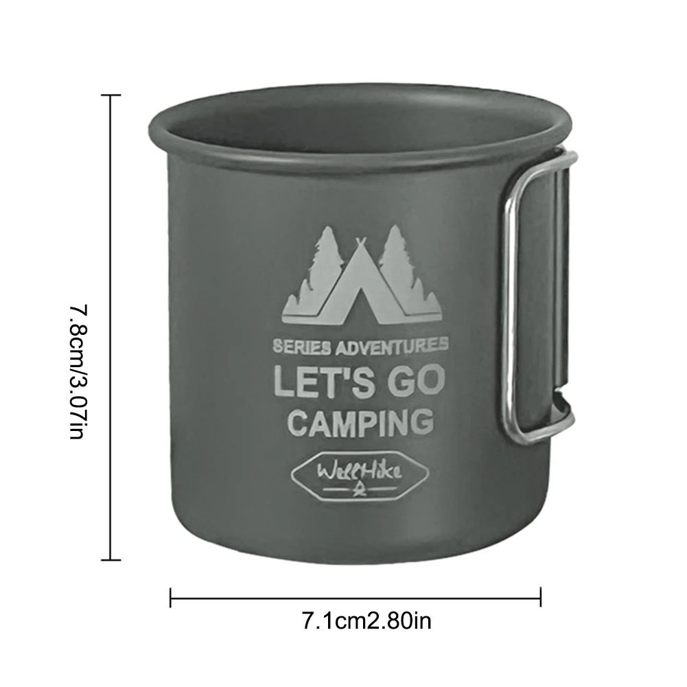 300ml Camping Aluminium Alloy Cup Beer Coffee Mug Camping Travel Water Cup Outdoor Kitchen Equipment Picnic Cooking Water Cup