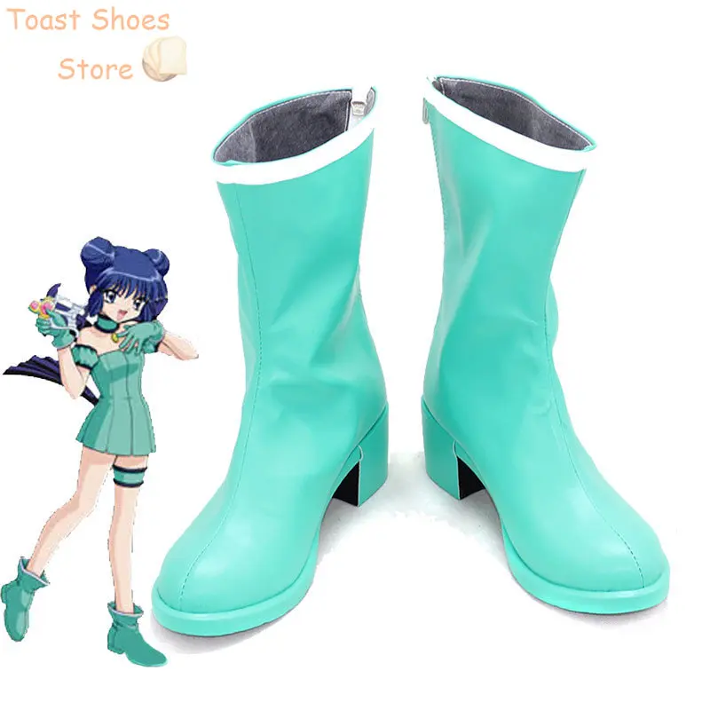 

Aizawa Minto Cosplay Shoes Anime Tokyo Mew Mew Cosplay Prop PU Leather Shoes Halloween Carnival BootsCostume Prop