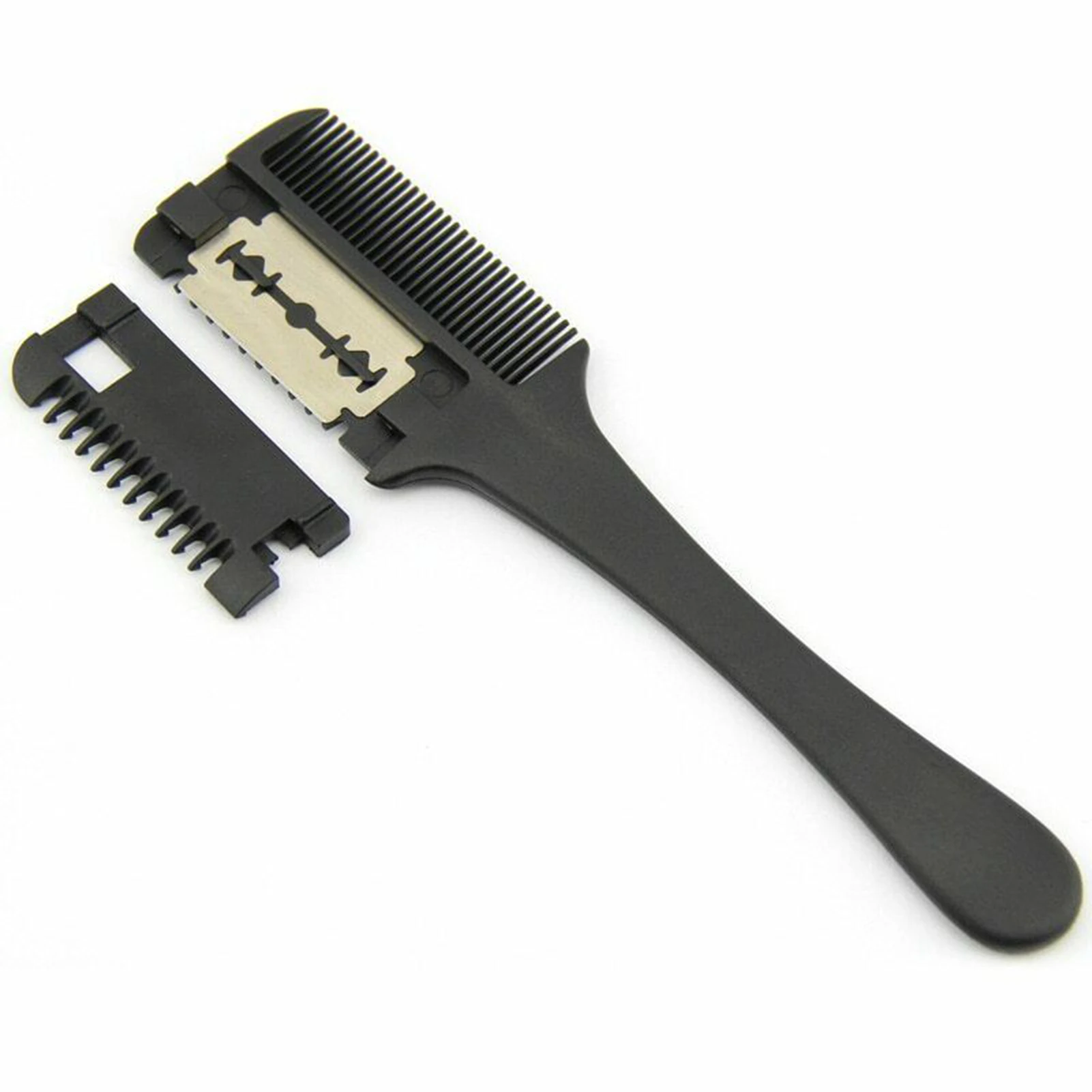 Double Sided Hair Razor Comb Blades Inside Cutting Thinning Barbers for Daily DIY Home Hair Styling image 6
