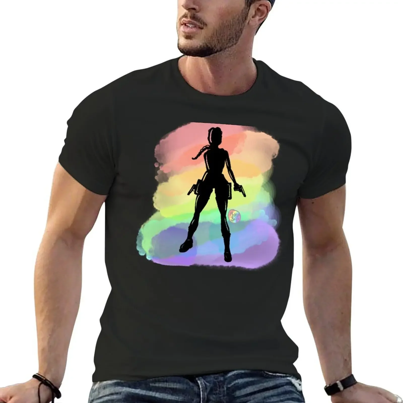 

Lara Pride 2022 T T-Shirt Short sleeve tee Blouse t shirt men