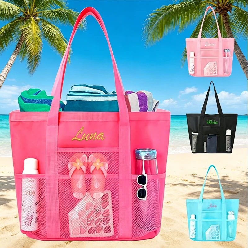 Maßgeschneiderte Stickerei/Standard-Stil 2 Optionen, Atmungsaktive Handtasche, Schwimm-Aufbewahrungstasche, Schultertasche! – Detail 4
