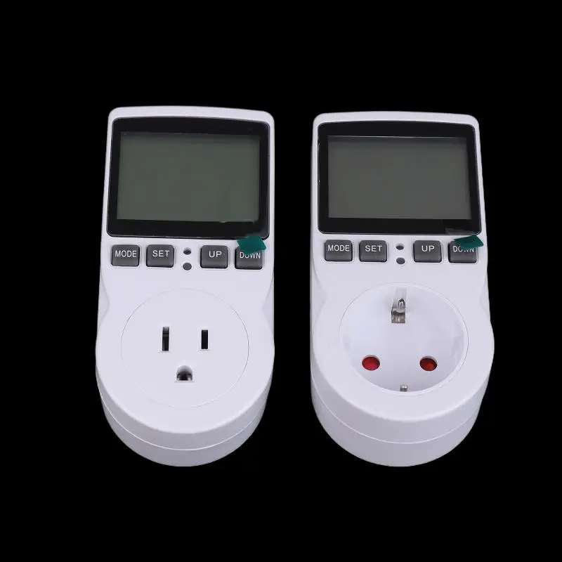 

Новая умная измерительная розетка, подключаемая розетка для измерения мощности в европейском и американском стиле, измеритель напряжения и ампера без подсветки