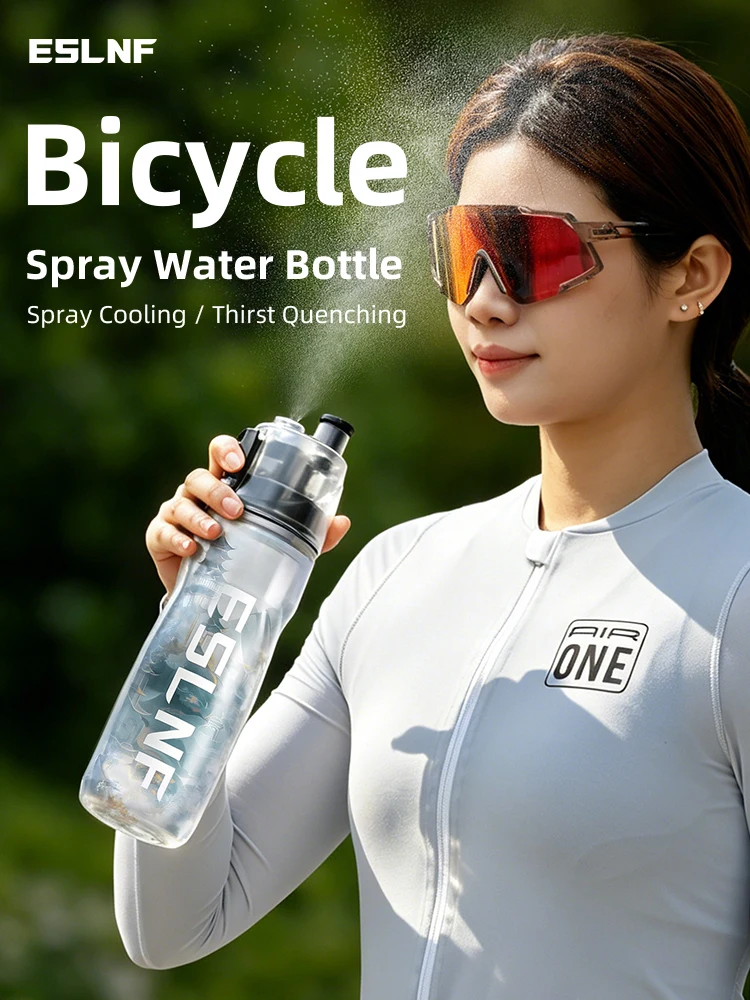 AliExpress NONE ESLNF 610ML Insulated Water Bottle Spray Bottle Keep Ice Long Lasting Sports Drink Bottle with Spray Feature for Sport