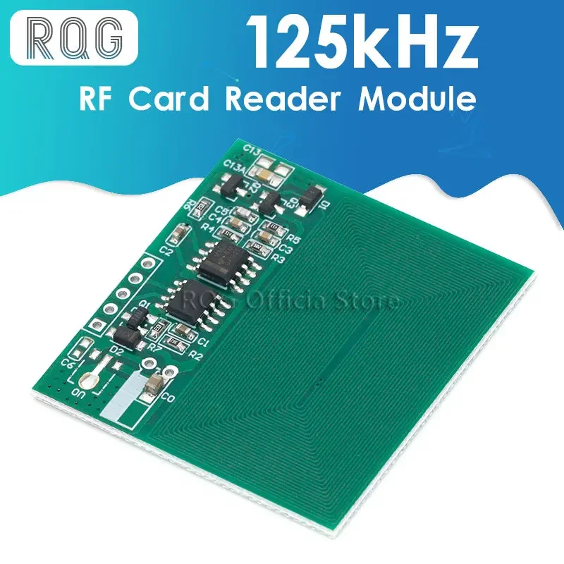 RFID built-in antenna RF card reader 125kHz card reader UART serial port output exceeds rdm6300