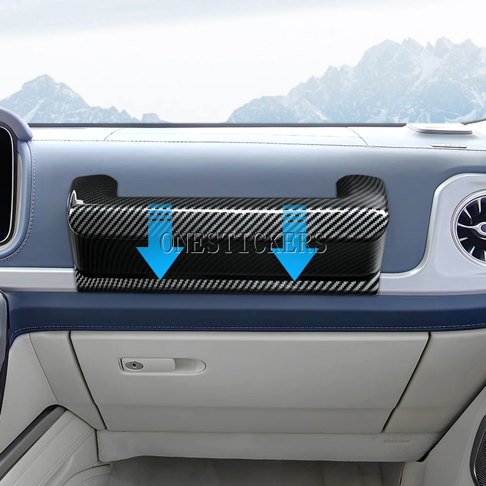 For Mercedes Benz G Class W464 W463A G350 G500 AMG G63 2019-2022 Car Copilot Central Control Handle Storage Box Organizer Holder