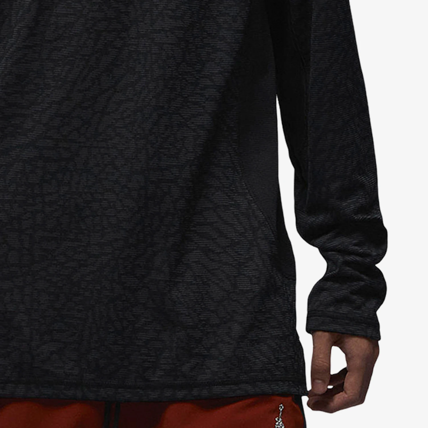 Nike Offizielles Original JORDAN Herrenmode Sport Lose Rundhals Langarm T-Shirt FD8124-022