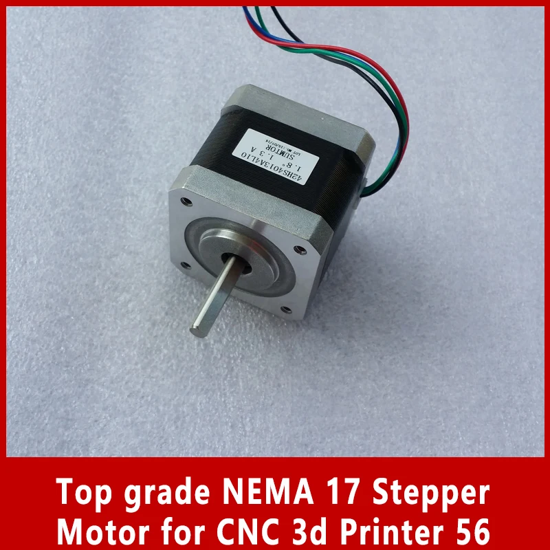 Top grade NEMA 17 Stepper Motor for CNC 3d Printer 56 oz-in 1.8 degree Body Length 40mm CE Rohs Stepping Motor