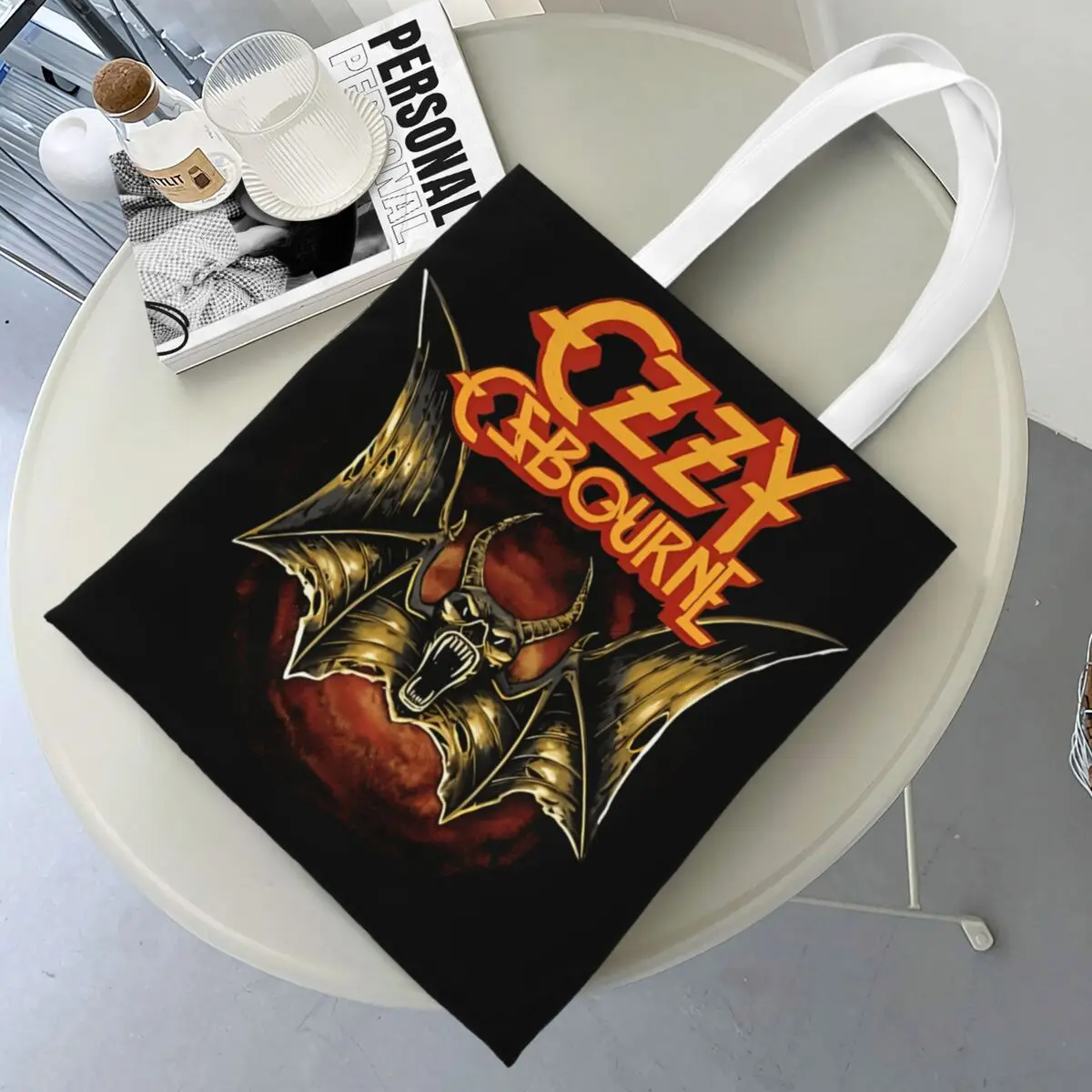 

Ozzys Osbournes Shopper Bag Travel Handbags Female Print Shopping Bags Cute Cloth Tote Bag