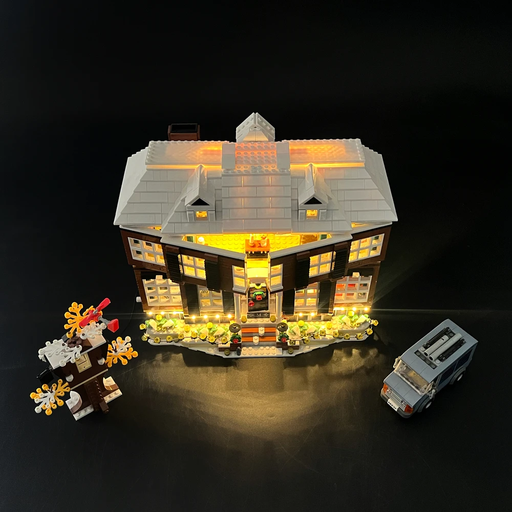 BYB LED Light Kit For 21330 Home Alone Building Blocks Set Remote Control (Not Include Model)