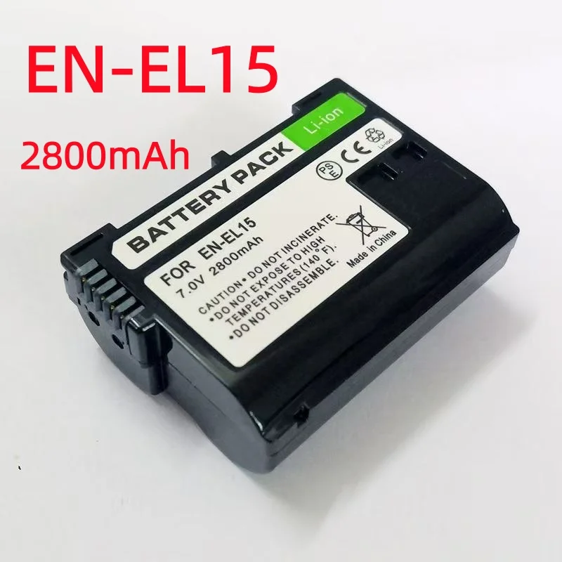2800Mah EN-EL15 En …