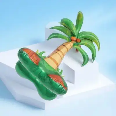 

Hawaii Foil Balloons Palm Tree Shaped Lightweight Good for Creating Festive Atmosphere in Any Setting Palm Tree Balloons