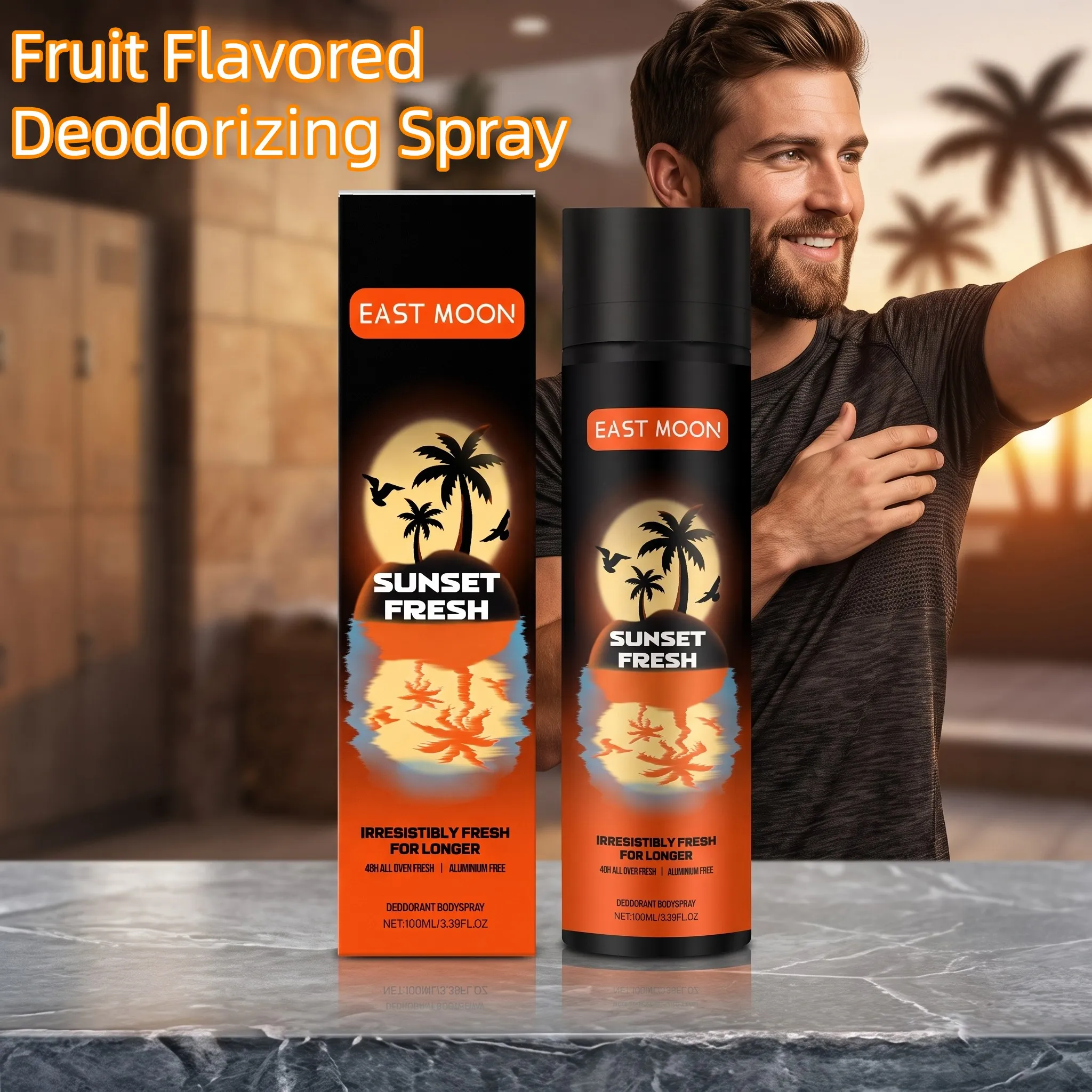 Fruity Deodorant Spray Sweat Eliminator Remove Underarm Odor Keep All Day Refresh Long Lasting Citrus Fragrance Body Deodorant