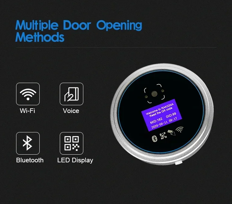 Wiegand Support Intelligent 1D/2D QR Code Reader Hardware with NFC for Door Access Control