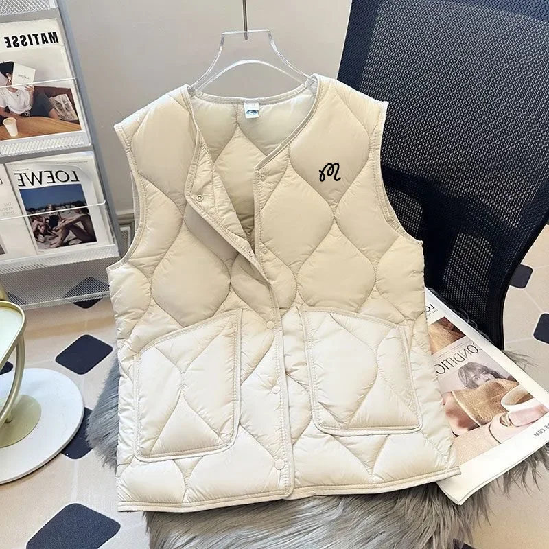 

Large Size Padded Vest Anew Women Golf Wear Autumn Winter 2024 High Quality Golf Vest Fashion Keep Warm Blouse Women Golf Clothe