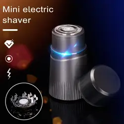 Barbeador elétrico impermeável compacto para homens, lâminas rápidas, silenciosas e fáceis de usar, lâminas afiadas suaves