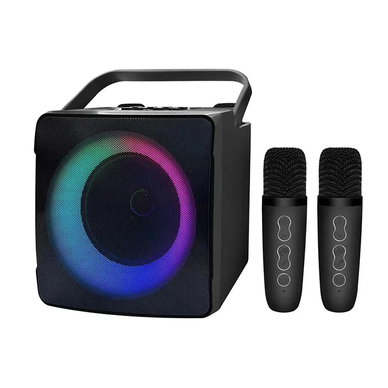 

SD508 Home Karaoke Portable Bluetooth Speaker Dual Wireless Microphone Live TV FM radio TF card USB Subwoofer Music Center Audio