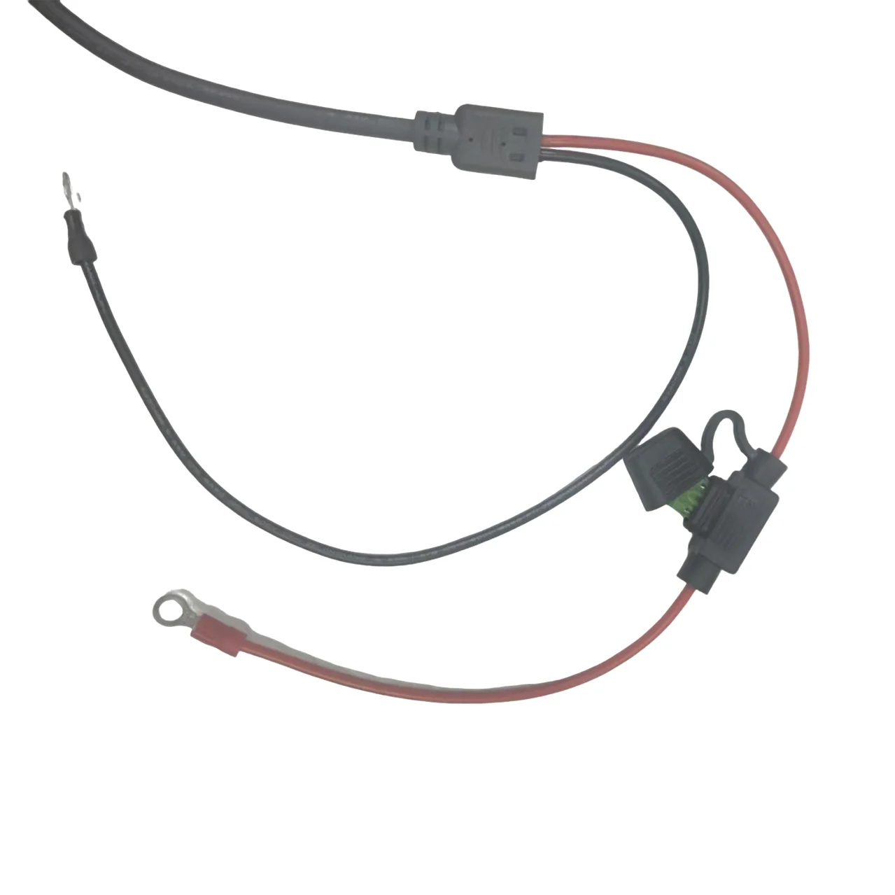 For Starlink Mini router O-RING Power Cable 2624 20AWG Wiring Extension Cord With Automotive Fuse Holder ATC/ATO DC Plug-A75F