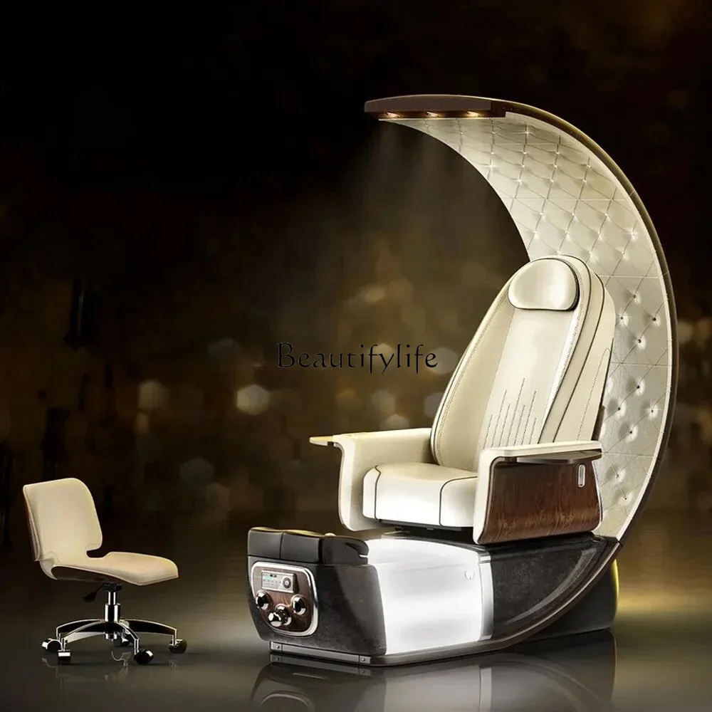 High-End Beauty Nail Scrubbing Chair Multi-Functional Foot Bath Sofa Foot Bath Spa Foot Beauty Eyelash Chair