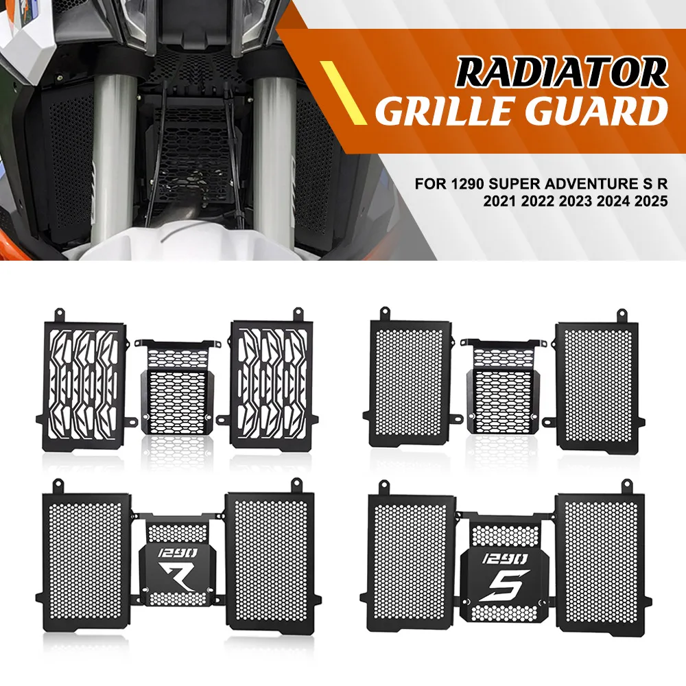 

Super Adventure 1290 S/R Motorcycle Radiator Guard Cover Cooler Protection For 1290 SUPER ADVENTURE S R 2021 2022 2023 2024 2025