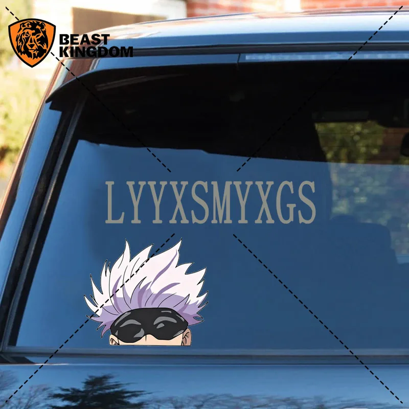 Self-Adhesive Custom Anime Boy Peeker Car Stickers Waterproof Sunscreen Vinyl Decal PVC Wholesale Car Decoration