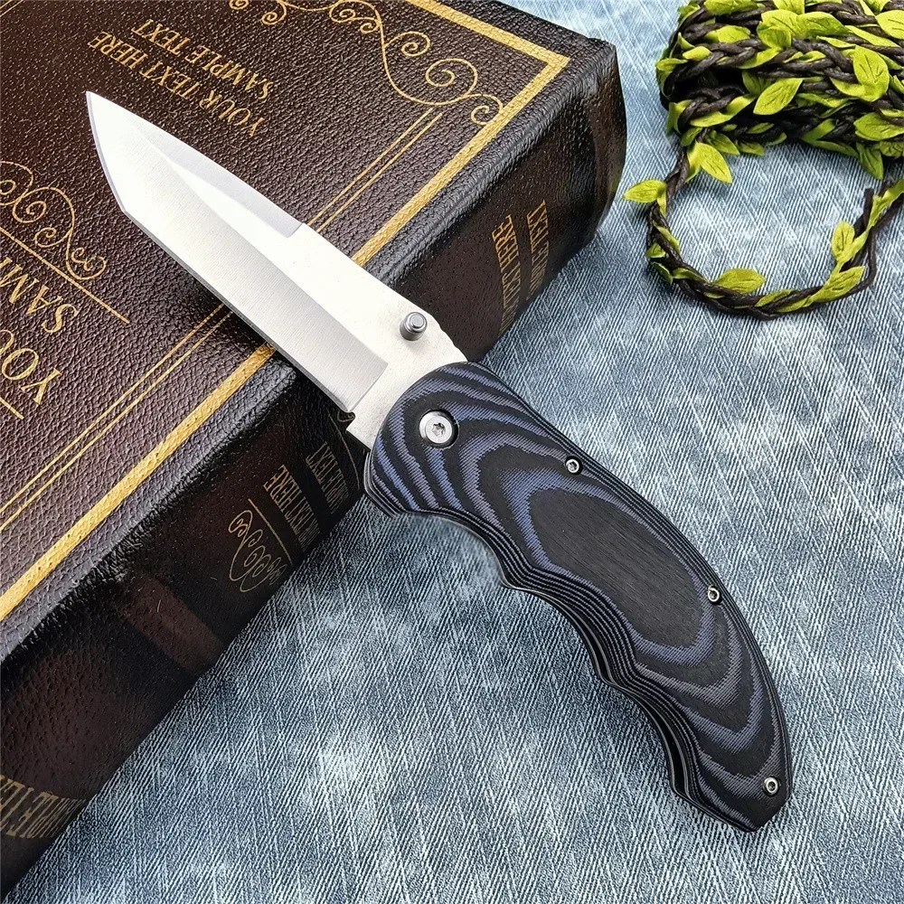 Tactical Pocket Flipper Assisted Folding Knife 7Cr13Mov Tanto Blade Mikata Handle Survival Hunt Knives Outdoor Camping EDC Tool