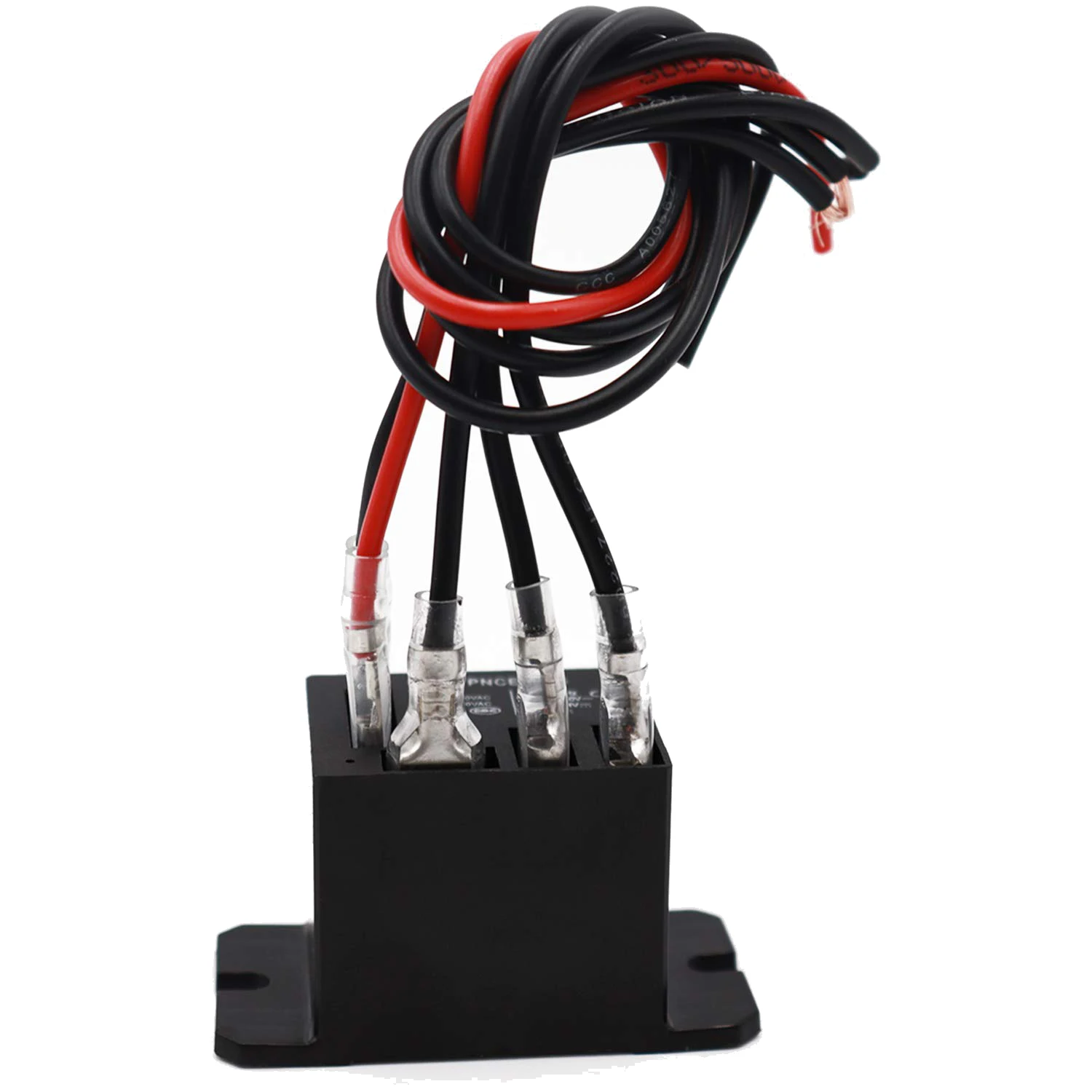 مرحل 2 قطعة ملف DC12V لمرحل الطاقة، 30A SPDT(1NO 1NC) 120 فولت تيار متردد مع 10 أسلاك توصيل سريعة (DC12V)