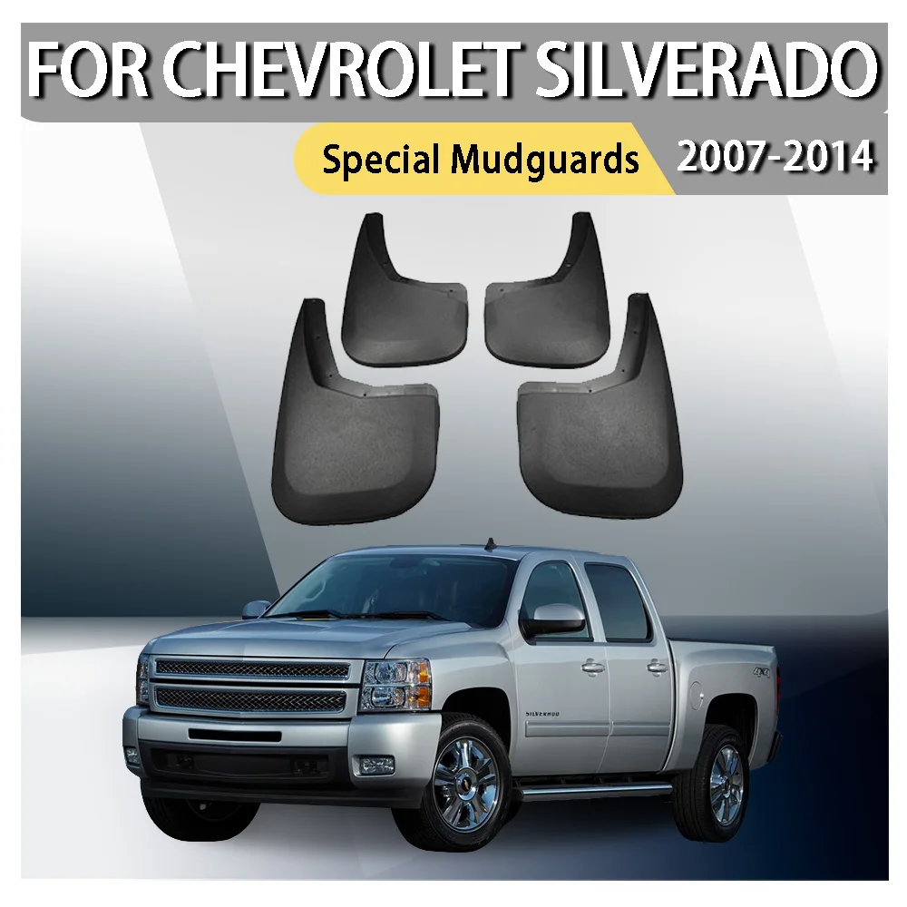

Special Mudguards For Chevrolet Silverado 2007 2008 2009 2010 2011 2012 2013 2014 Car Decoration Upgrade Accessories Styling