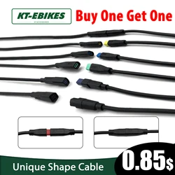 Julet 2 3 4 5 6 Pin Waterproof Unique Shape Extend Cable Connector Ebike Light Throttle Ebrake Display Ebike Parts