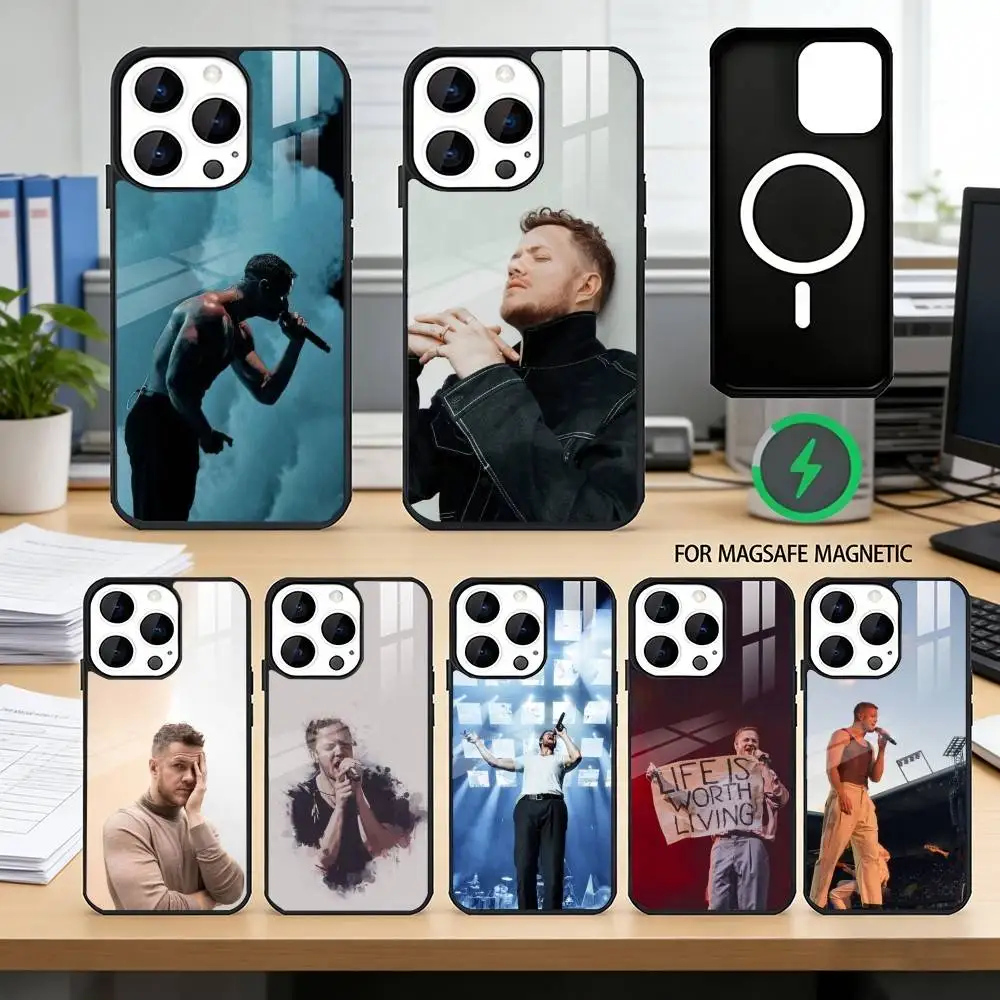 

D-Dragons Dan Reynolds I-Imagine Phone Case For iPhone17,16,15,14,13,12,11 Plus,Pro Magnetic For Magsafe Wireless Charging