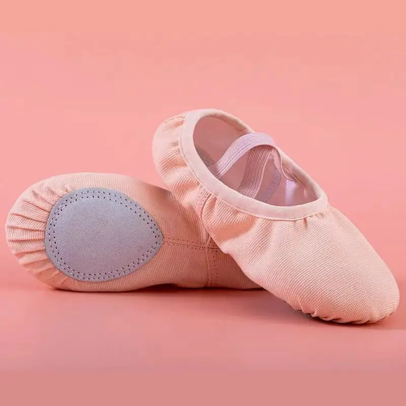 Volwassen kinderen kinderen professionele canvas ballet dansschoenen yoga moderne leraar praktijk kat klauw teen schoen