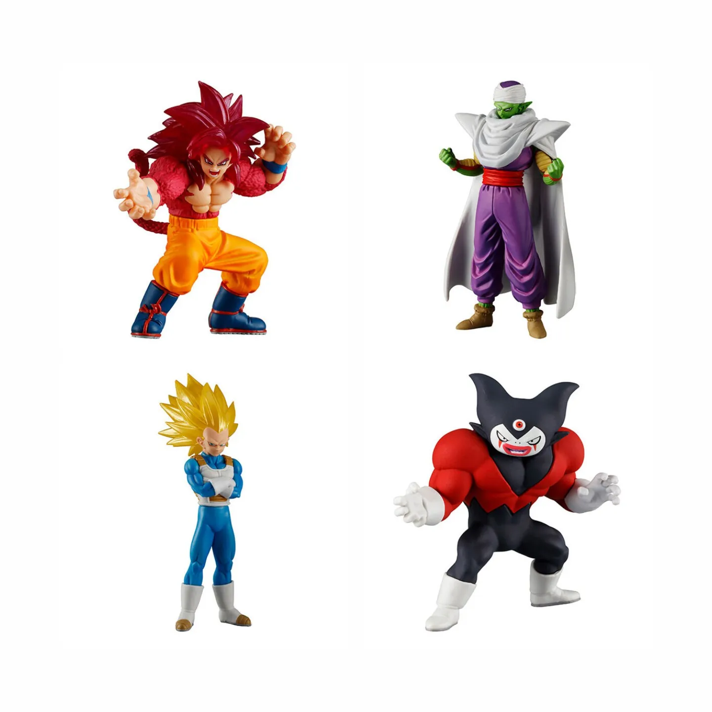 Figuras Coleccionables de Bandai Dragon Ball DAIMA Super Saiyan Goku Vegeta Piccolo Goma Gashapon en Cápsula, Modelo de Juguete, Regalo, Adorno