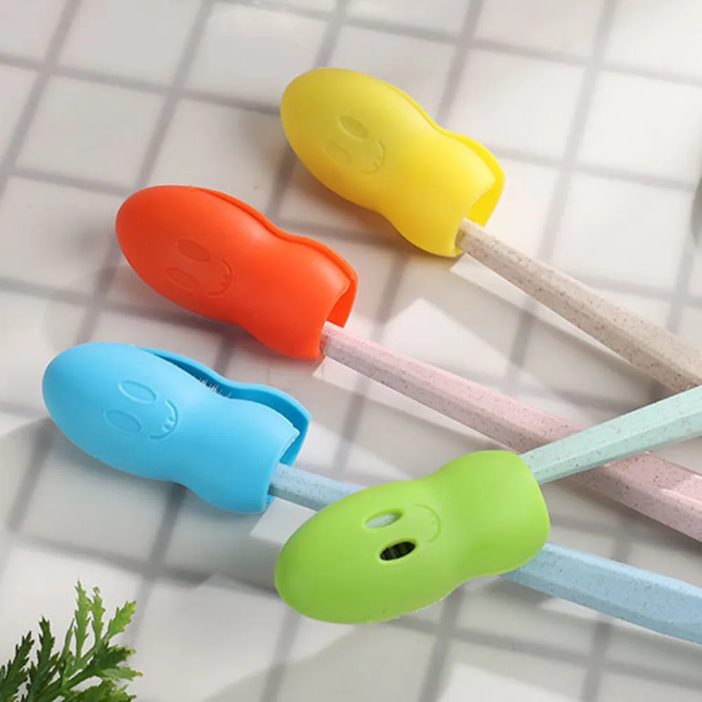 

20Pcs Toothbrush Head Covers Silicone Flexible Fit Non-Slip Design Cute Cartoon Pattern Travel Toothbrush Cap for Business Trips